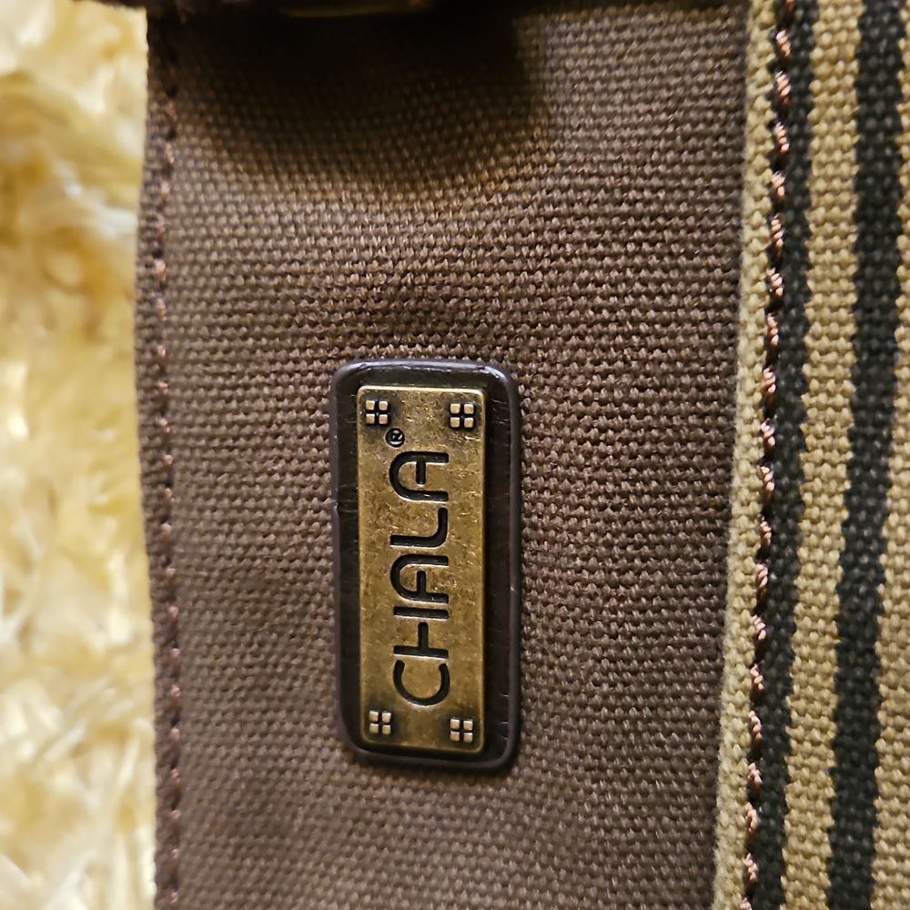 Chala Striped Fox Design Tote Bag - Picture 4 of 5